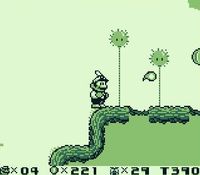 une photo d'Ã©cran de Super Mario Land 2 sur Nintendo Game Boy